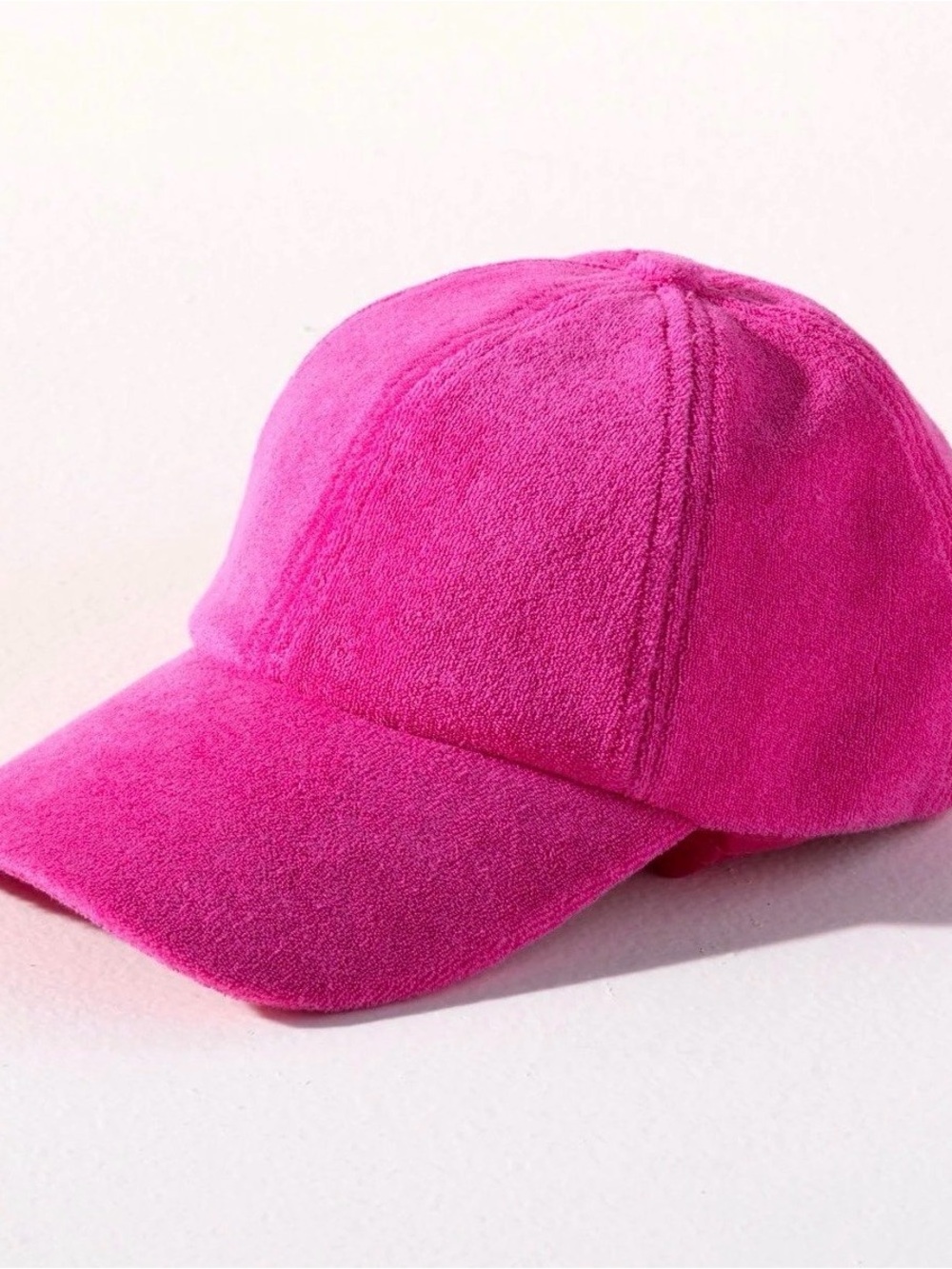 Shiraleah Sol Terry Ball Cap in Fushia